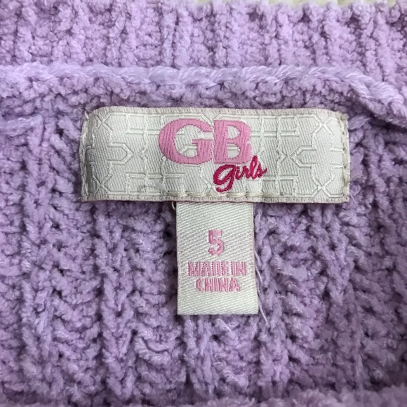 GB Girls Lavender Knit Pullover Sweater
XS 4 / 5 - Picture 7 of 9